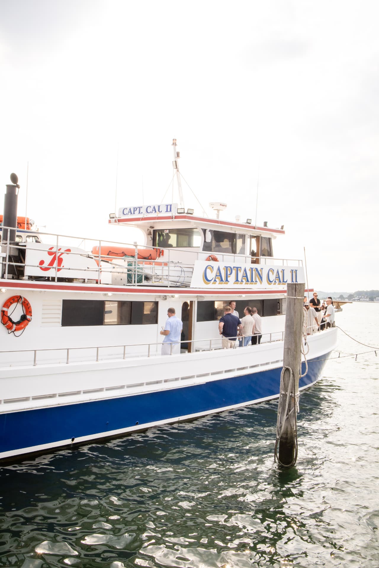 All aboard the Captain Cal II